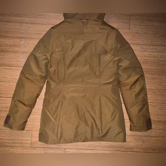 Askov Finlayson Winter Parka Womens XS Bear Brown Featherless Puffer Jacket - Picture 10 of 10